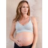 Těhotenská podprsenka bambusová šedá