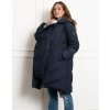Zimní těhotenský kabát 3v1 modrý