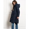 Zimní těhotenský a nosící kabát modrý seraphine