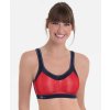sportovní podprsenka extreme control red