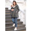 Multifunkční těhotenská a nosící parka Aston 4v1 - khaki