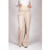 Těhotenské kalhoty široké béžové pískové