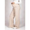 Těhotenské kalhoty Wide Leg Clay světle béžové široké