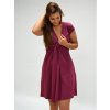 Elegantní kojící šaty fuchsie