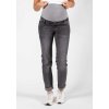 těhotenské džíny jeans norah tmavě šedé