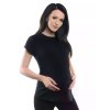 Těhotenské tričko černé bavlněné