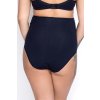 Těhotenské kalhotky tmavě modré bavlněné s vysokým pasem