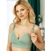 kojící podprsenka zelená bez kostic