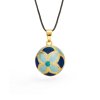 Těhotenská bola Byzance Multicolored Enamel 18 carats Gold Plated Cache Coeur