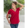 těhotenské a kojící tričko bordó 3v1