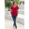 těhotenské a kojící tričko bordó