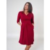 těhotenské a kojicí šaty chelsea 3v1 bordó