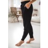 Těhotenské tepláky černé joggery