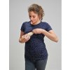 kojicí tričko tmavě modré s puntíky