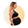 těhotenská podprsenka černá bezešvá carriwell
