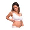 kojící podprsenka push up s carri ge kosticemi bílá