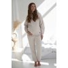 těhotenská tepláková souprava motherhood latté melange