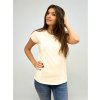 kojicí tričko se zipy bílé ecru