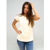 tričko na kojení bílé ecru bavlněné