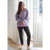 těhotenská a kojicí mikina světle fialová milk it easy