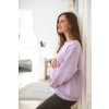 Těhotenská mikina světle fialová Milk It Easy