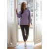 mikina pro těhotné světle fialová