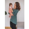 Těhotenská tunika mořská šalvěj 3v1