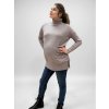 těhotenský svetr cecelia taupe melange