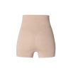 těhotenské legíny krátké světle béžové detail zezadu