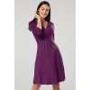 Těhotenské a kojicí šaty fialové