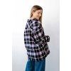 těhotenská košile kostkovaná teplá