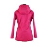 softshellová nosicí parka růžová žíhaná zadní strana