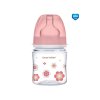 Canpol babies Láhev se širokým hrdlem NEWBORN BABY 120ml růžová