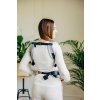 Ergonomické nosítko pro miminka LennyLamb šedé rybí kost zapínání