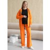 těhotenské tepláky wide oranžové