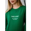 Těhotenská mikina Dreams zelená 3v1