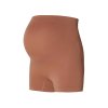bezešvé těhotenské legíny krátké tmavě hnědé hazel