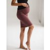 těhotenská sukně tummy rose brown