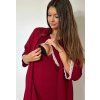 Těhotenský a kojící set bordó