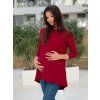 tehotenska bluza bordo kojici
