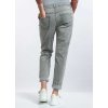 těhotenské džíny mom fit světle šedé
