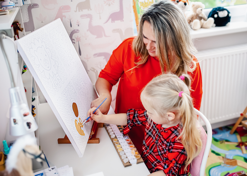 Kreative Aktivitäten für Kinder für regnerische Herbsttage