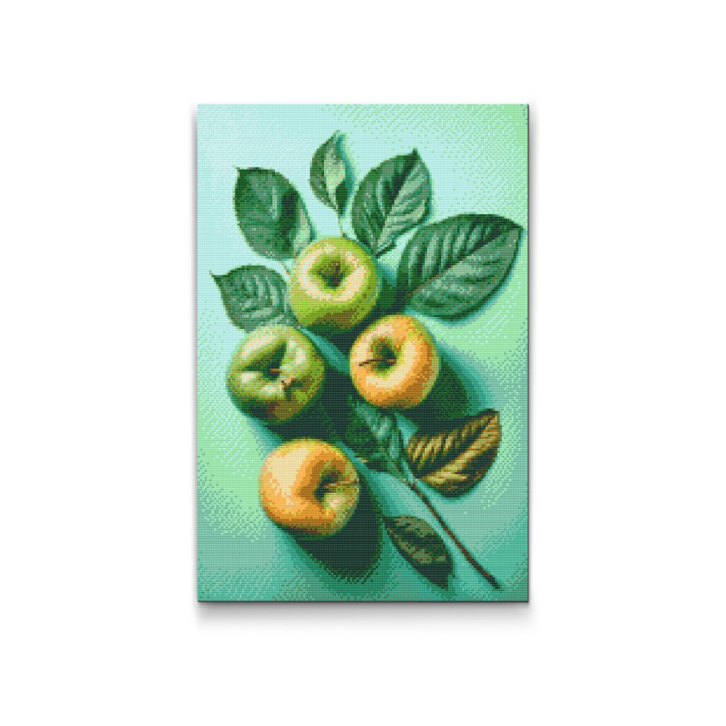 Diamond Painting - Apfel Hintergrund
