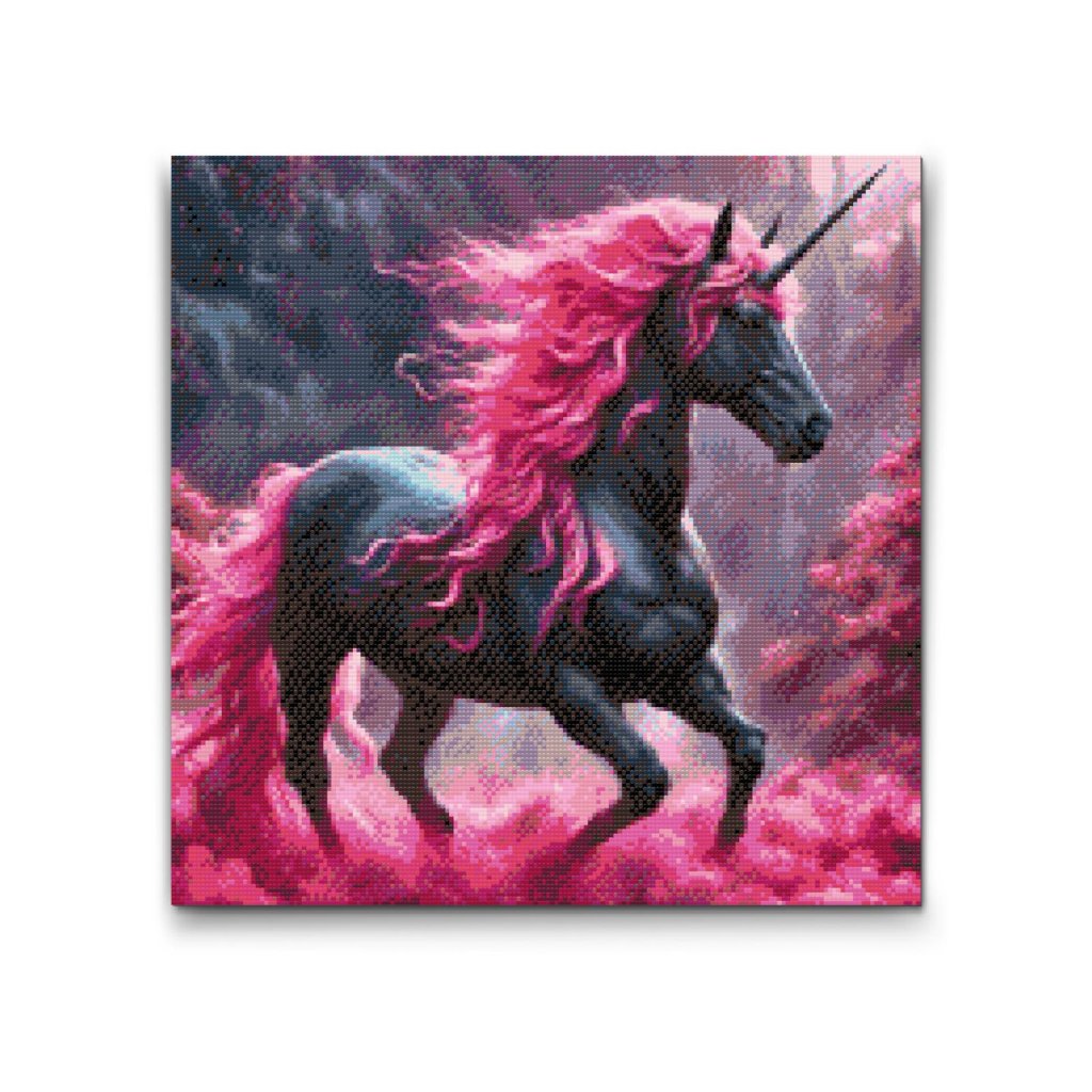 M2_Diamond_painting_-_Schwarzes_und_rosa_Einhorn