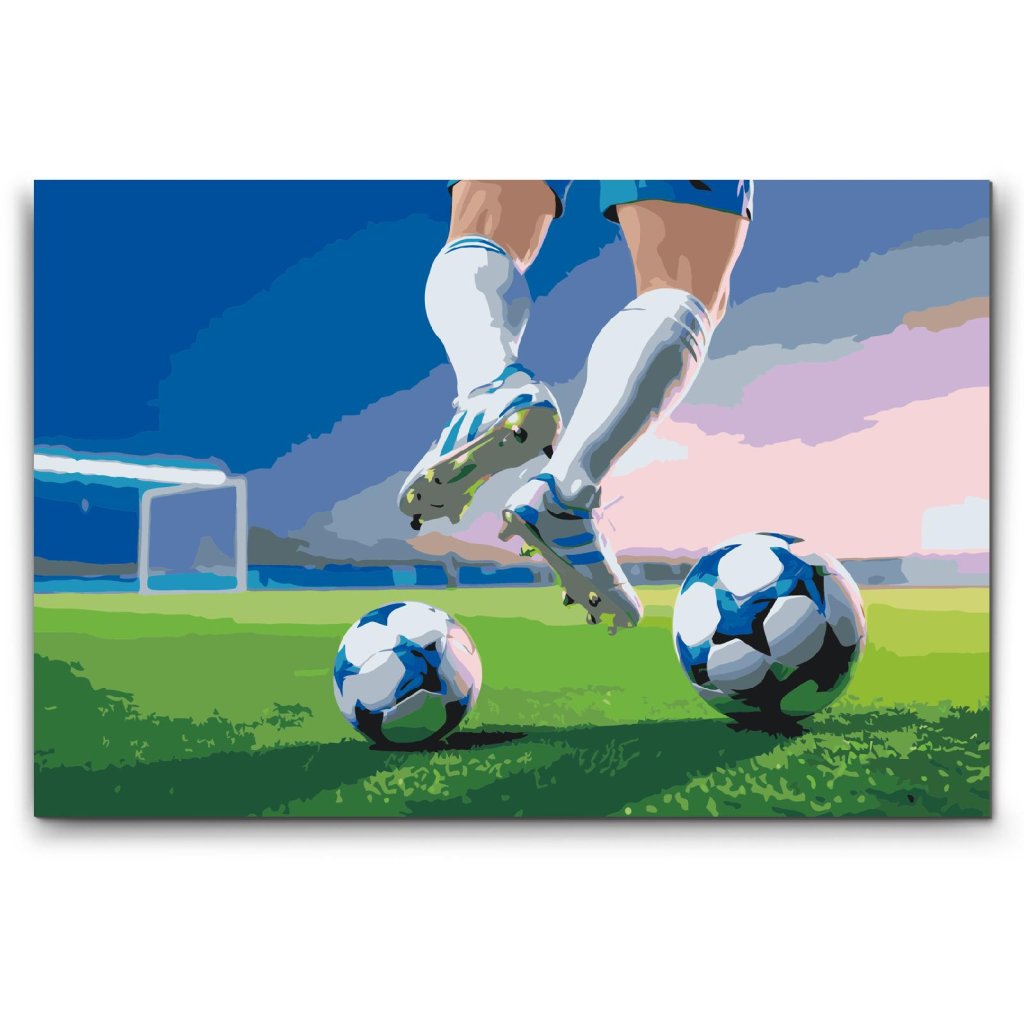 M2_Malen_nach_Zahlen_-_Fußball_auf_dem_Spielfeld