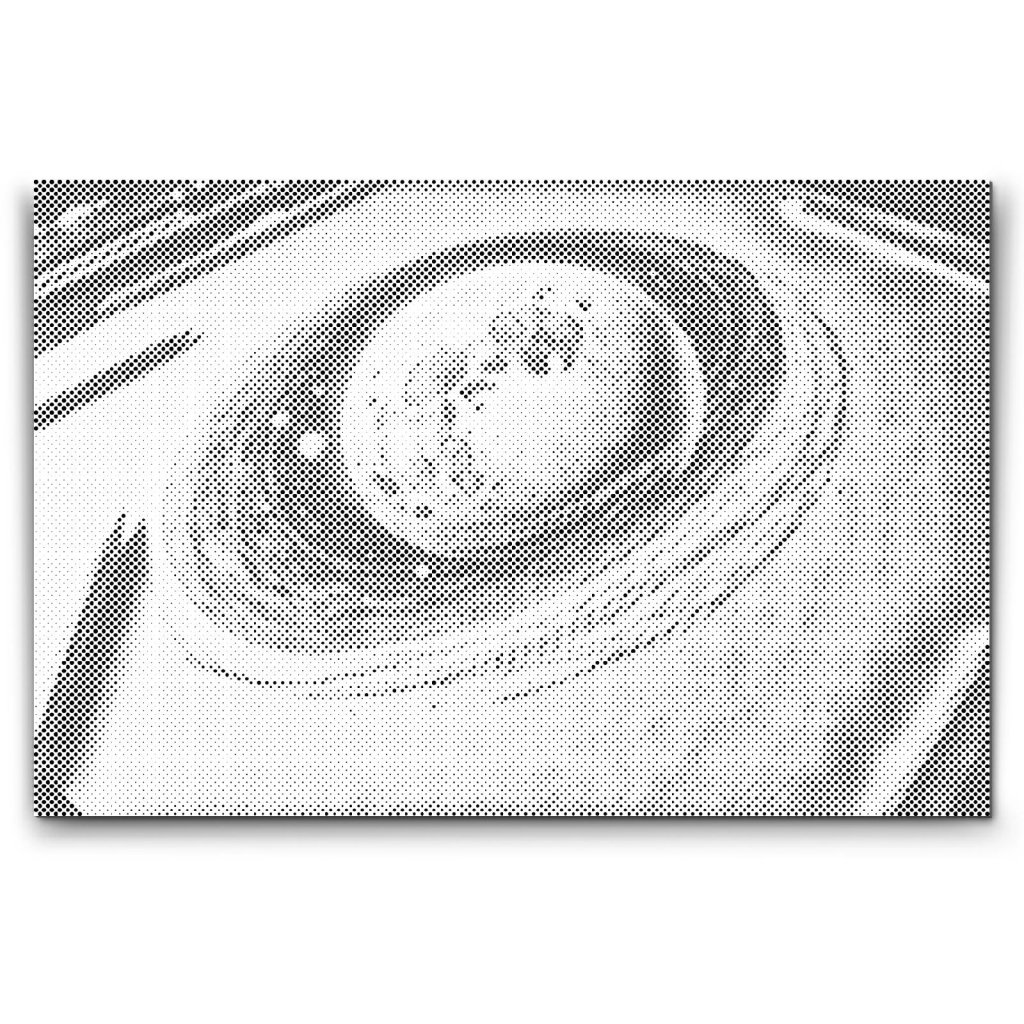 M2_Punktmalerei_-_Planet_auf_Papier_gezeichnet