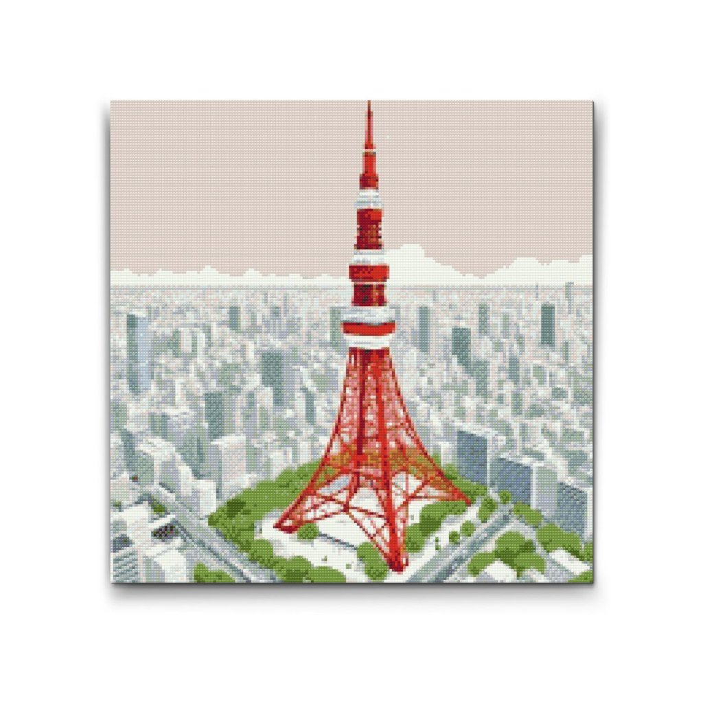 M2_Diamond_painting_-_Turm_in_Tokio