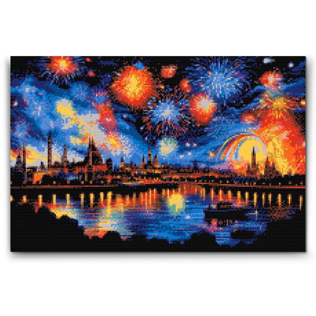 M2_Diamond_painting_-_Feuerwerk_in_der_Stadt