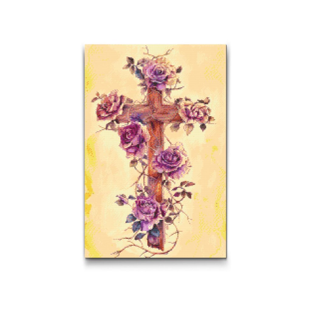 M2_Diamond_painting_-_Kreuz_mit_Blumen