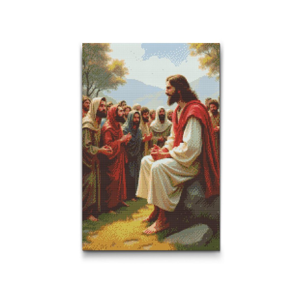 M2_Diamond_painting_-_Die_Predigt_Jesu_im_Wald